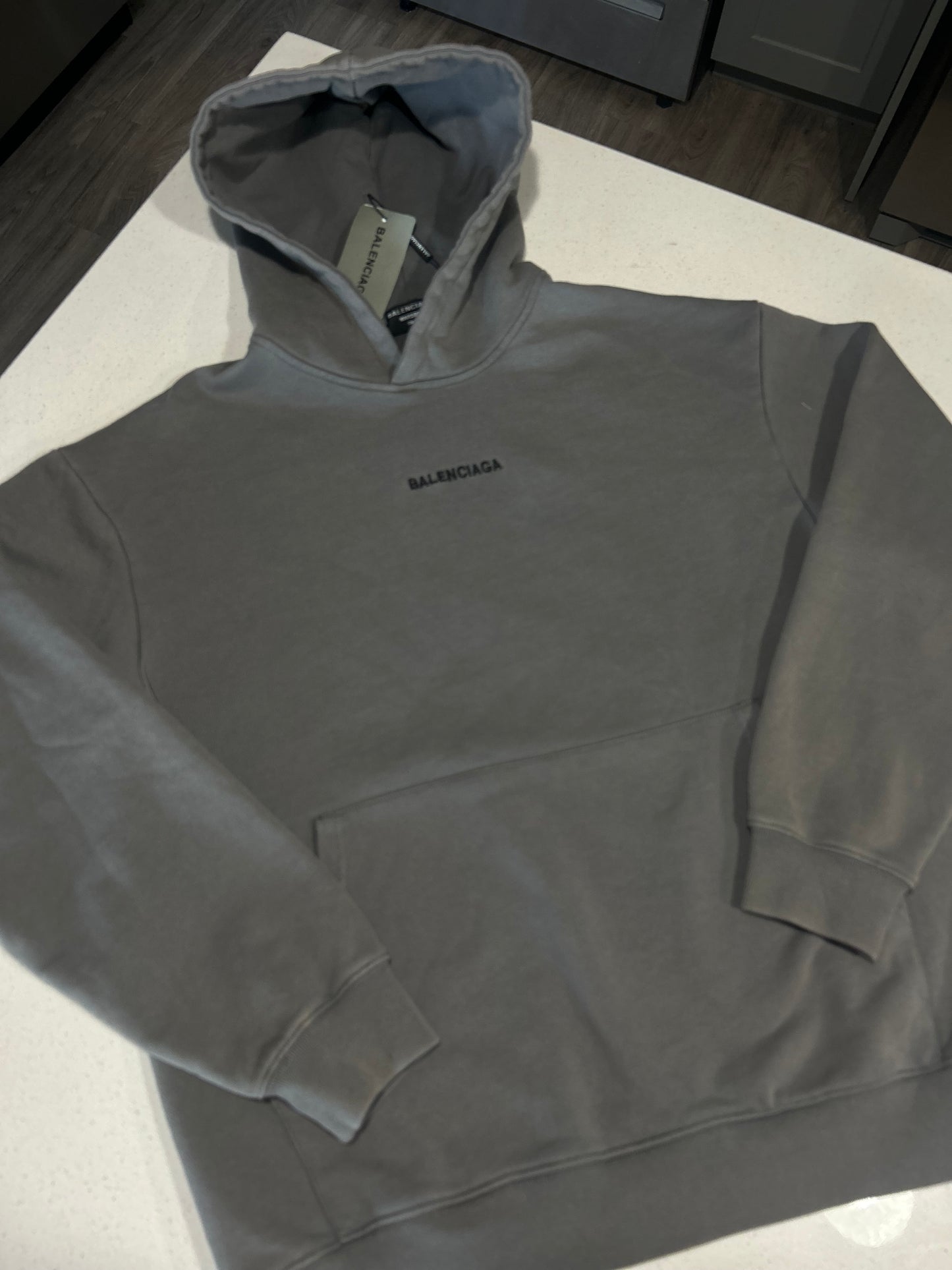 Balenciaga Vintage Hoodie (Gray)
