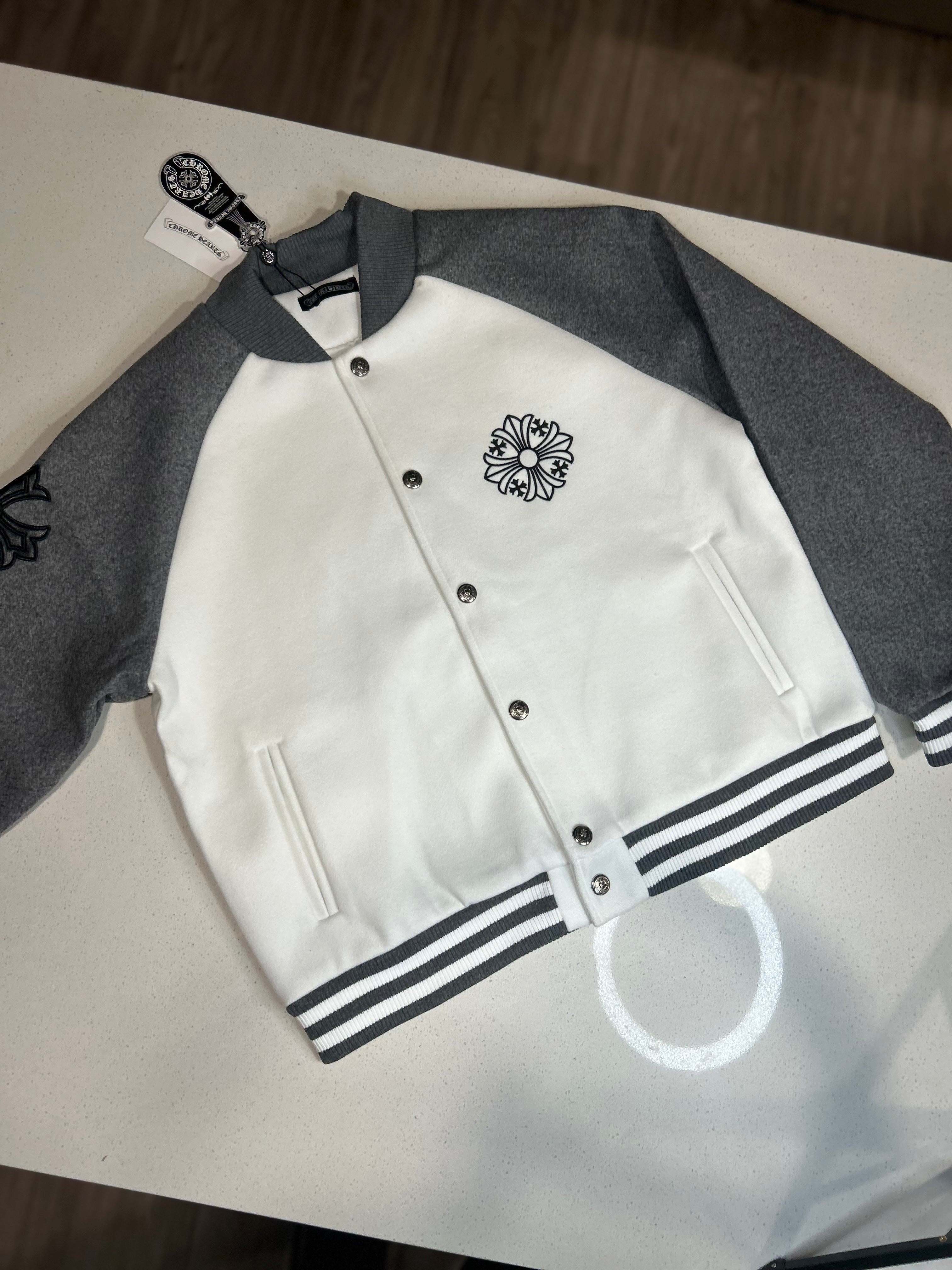 Chrome hearts varsity jacket Medium