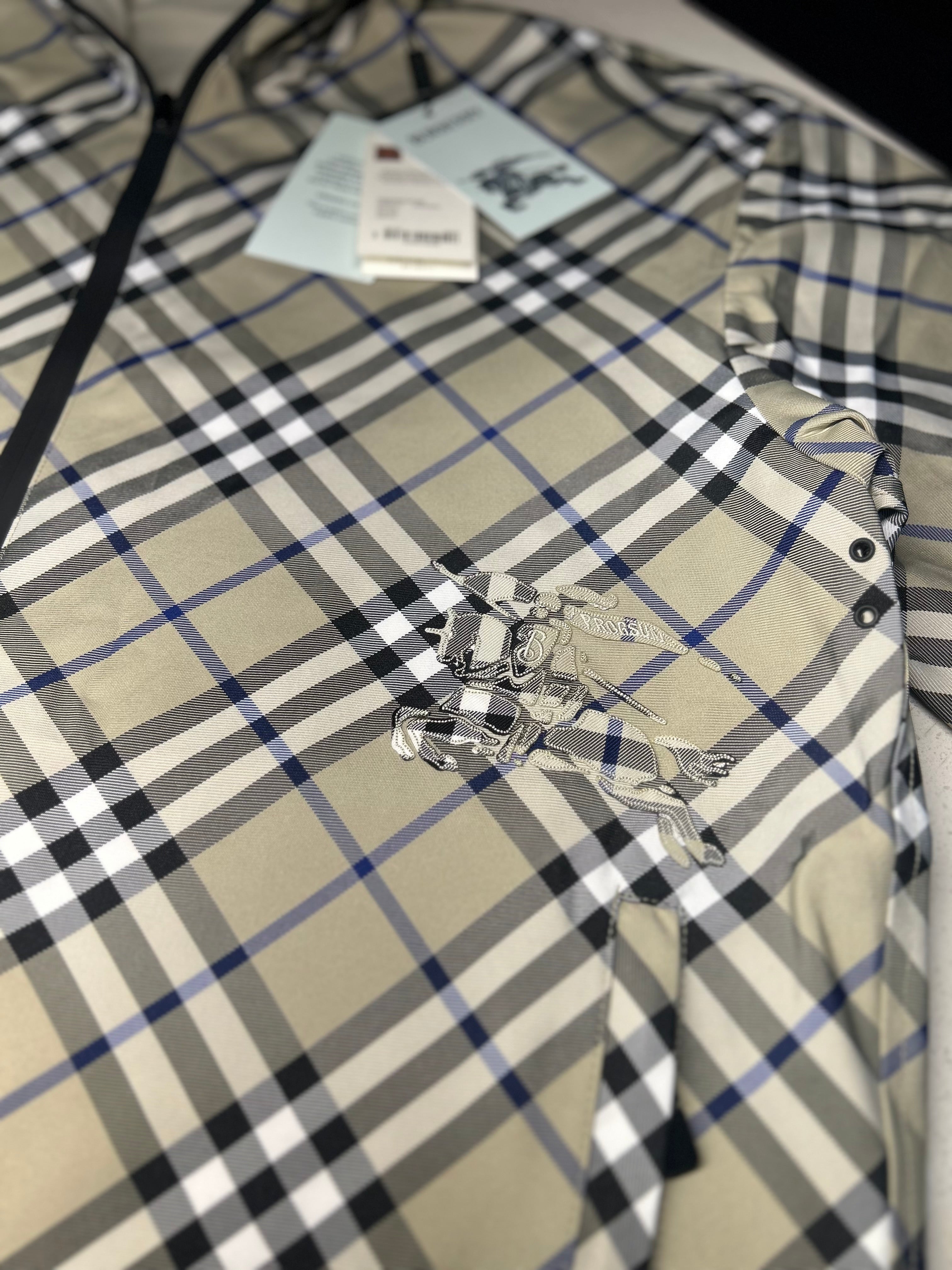 Burberry Reversible Check Hooded Jacket