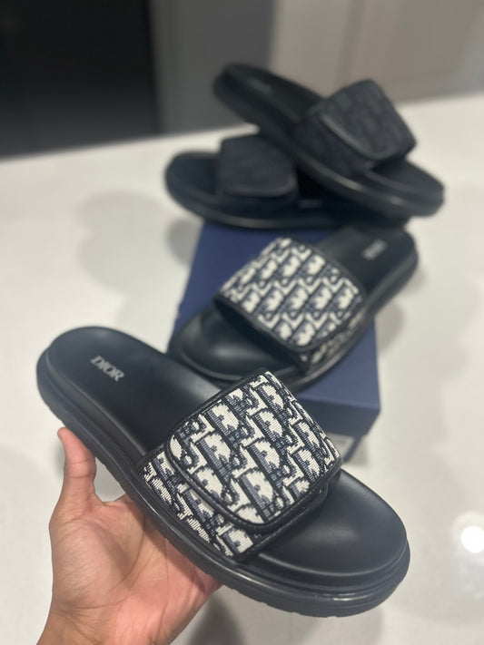 Dior Velcro Slippers