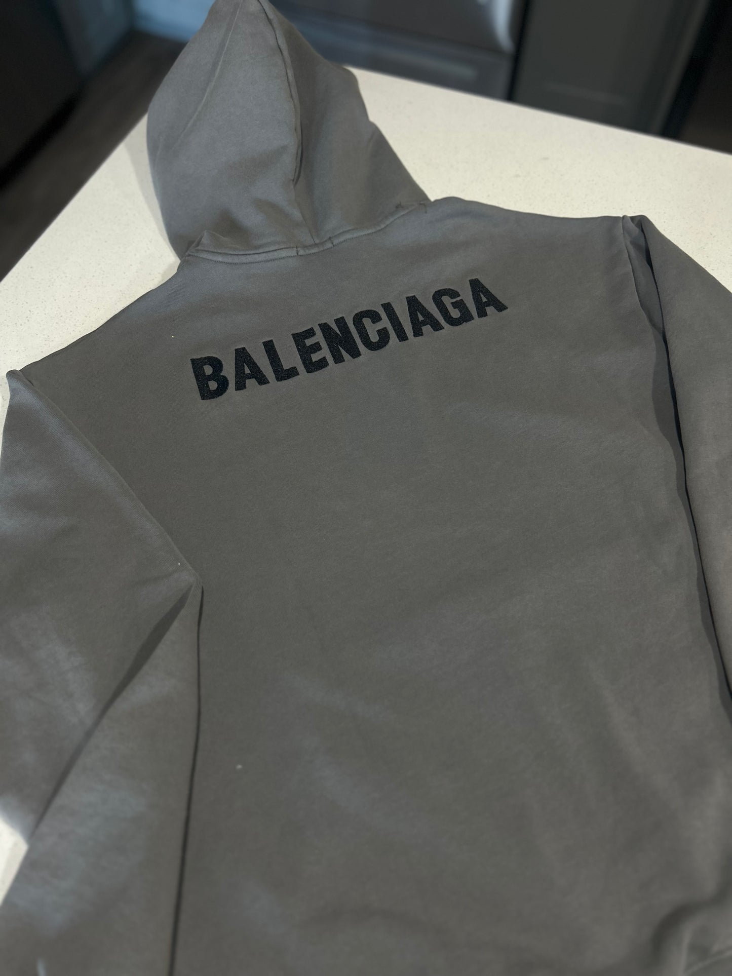 Balenciaga Vintage Hoodie (Gray)