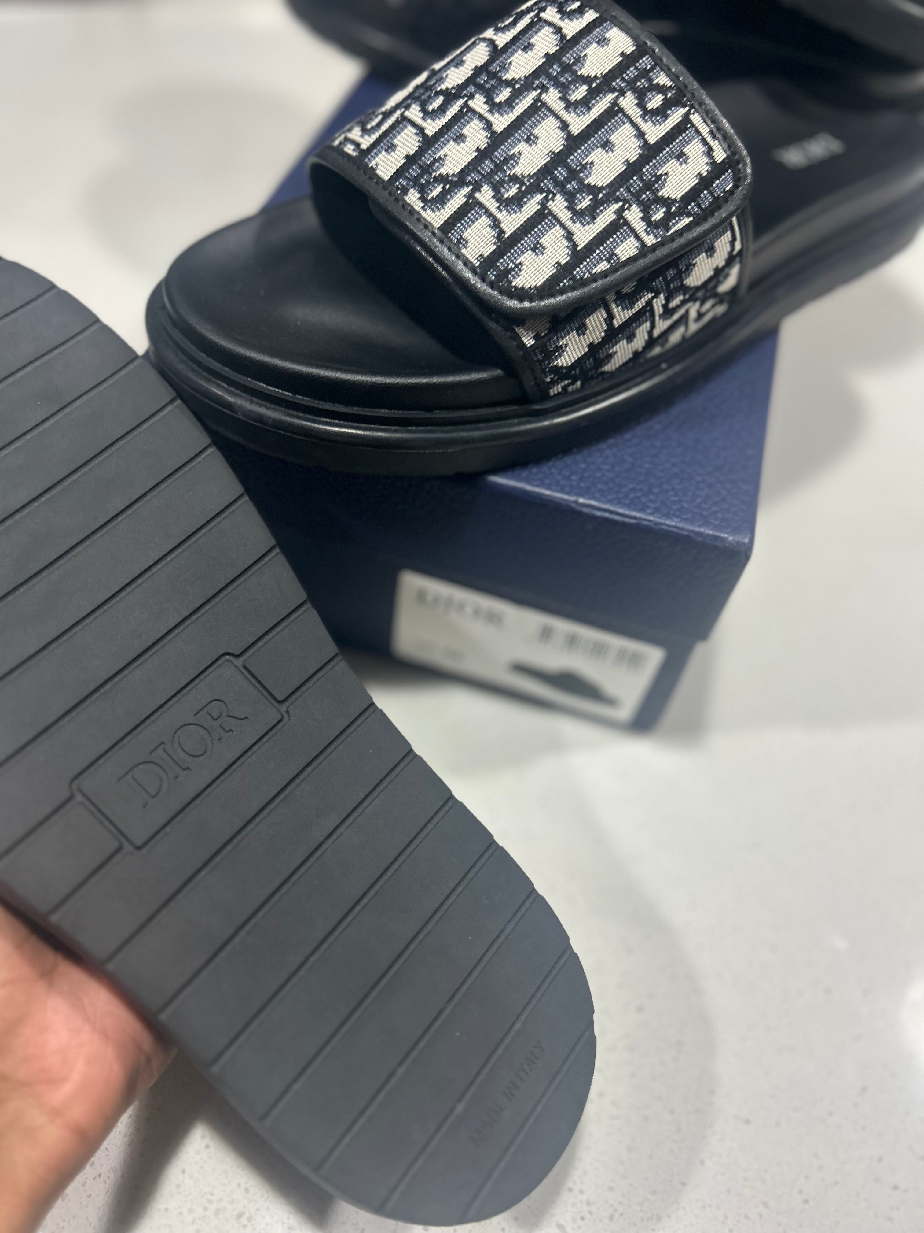 Dior Velcro Slippers